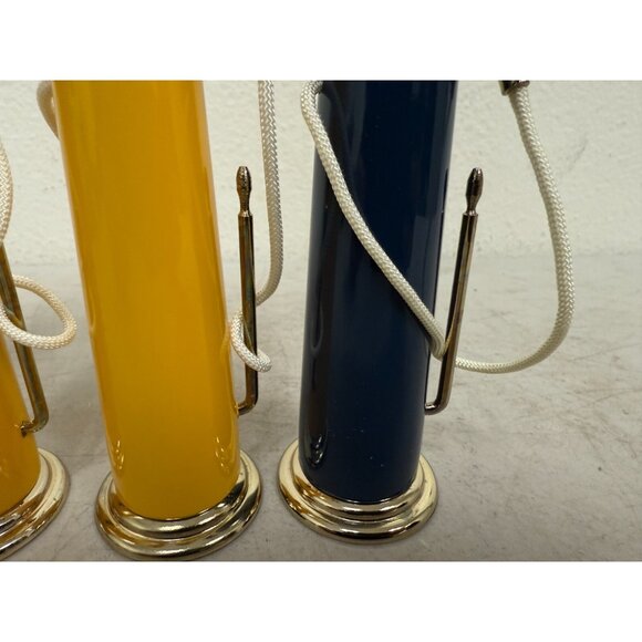 Lot of 4 Vintage-Style Gas Pump Toys  Shell Cylinder & Richfield Hi-Octane  7.5" - Picture 3 of 11